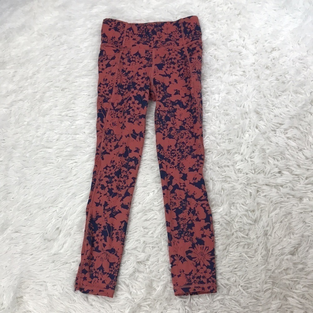 Lululemon Final Lap Crop 23" Efflorescent Onyx Blu